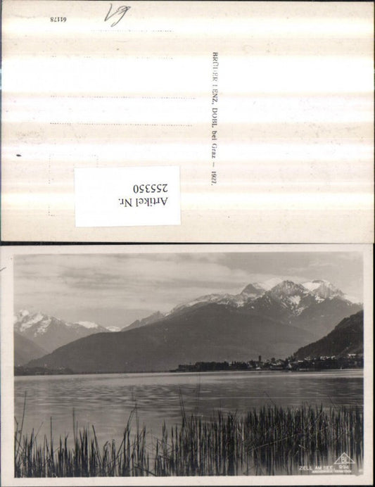 255350,Zell am See Teilansicht Partie Bergkulisse