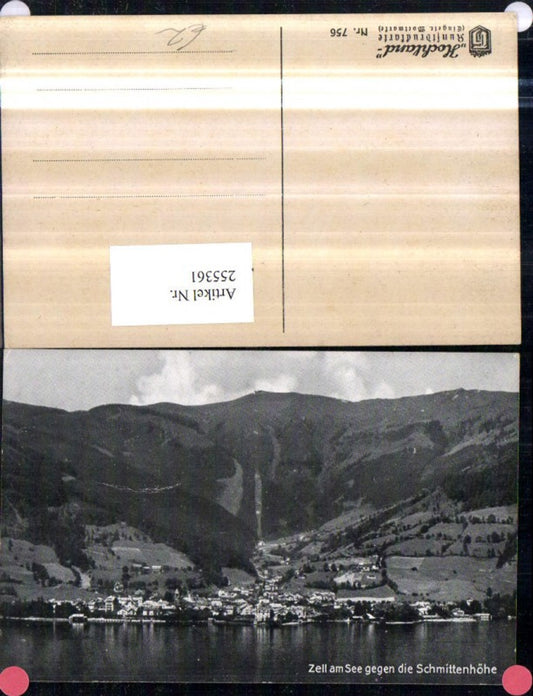255361,Zell am See Totale geg. d. Schmittenhöhe