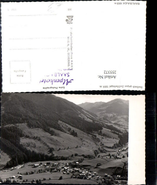 255372,Saalbach Totale geg. Zwölferkogel