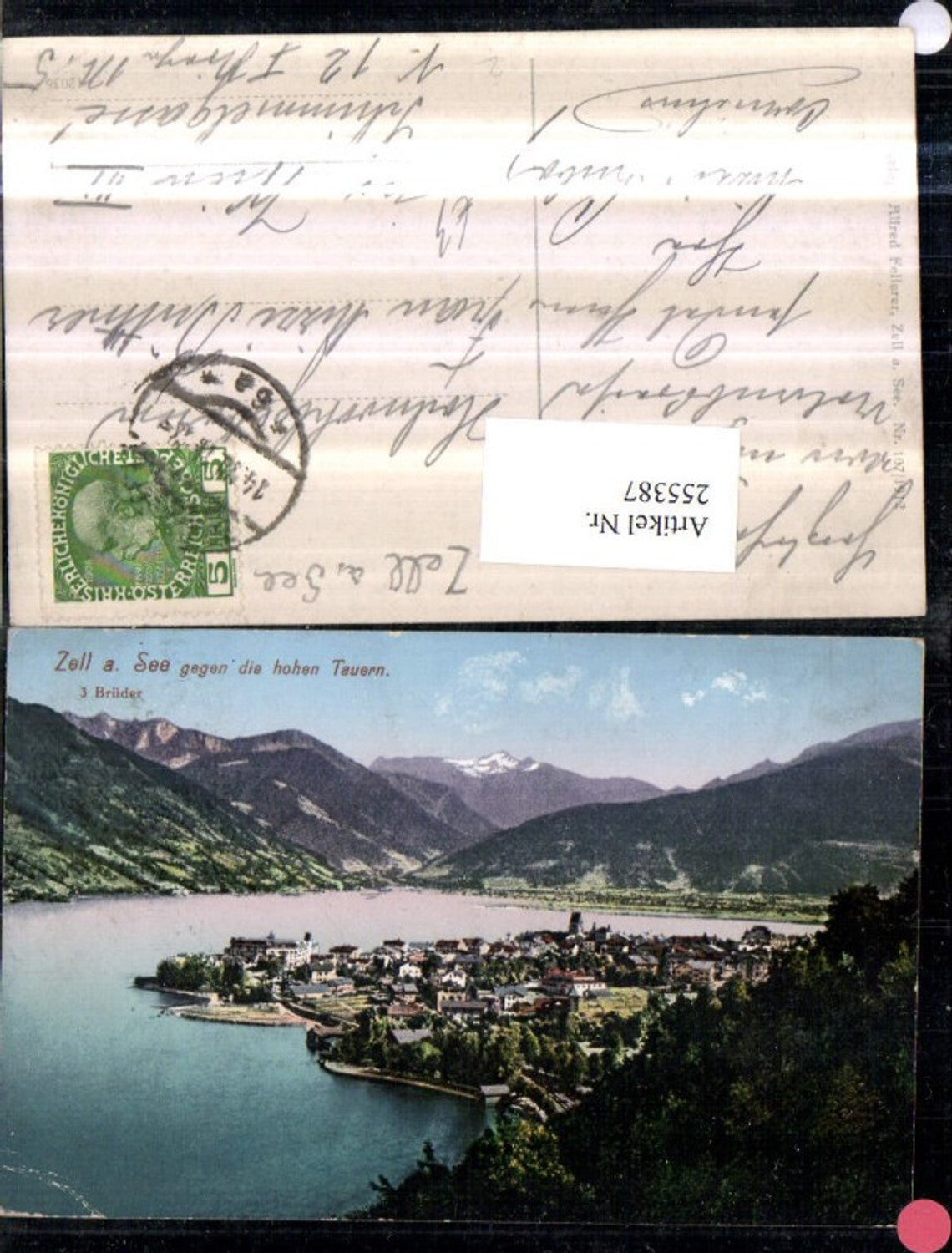 255387,Zell am See Totale geg. d. Hohen Tauern u. 3 Brüder