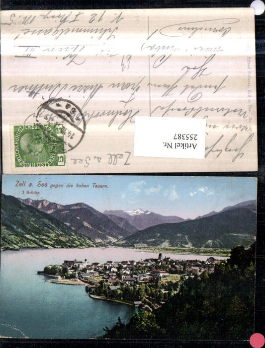 255387,Zell am See Totale geg. d. Hohen Tauern u. 3 Brüder