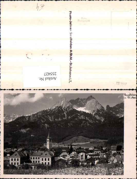 255427,Saalfelden Totale am Steinernen Meer Bergkulisse
