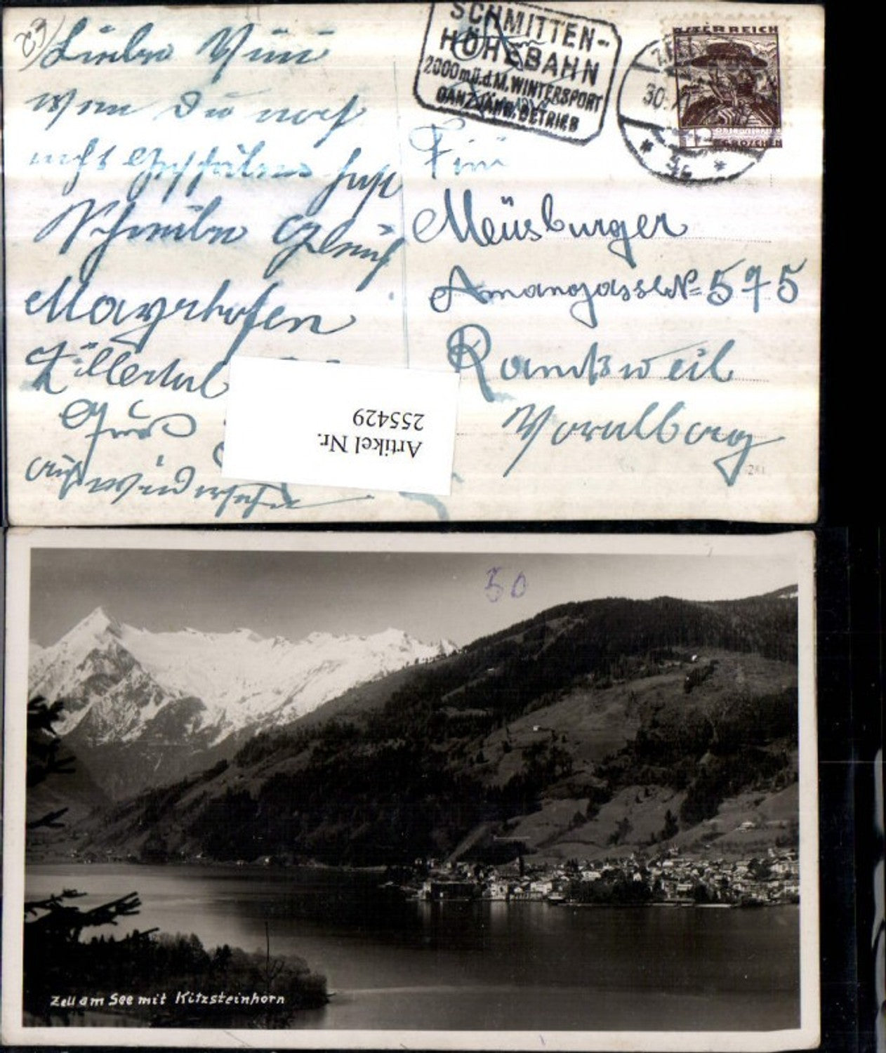 255429,Zell am See Totale m. Kitzsteinhorn Bergkulisse