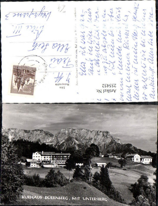255452,Kurhaus Dürnberg m. Untersberg Bergkulisse b. Hallein