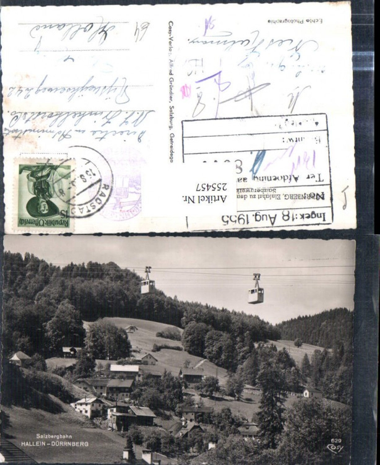 255457,Hallein Dürrnberg Salzbergbahn Seilbahn pub Cosy 629