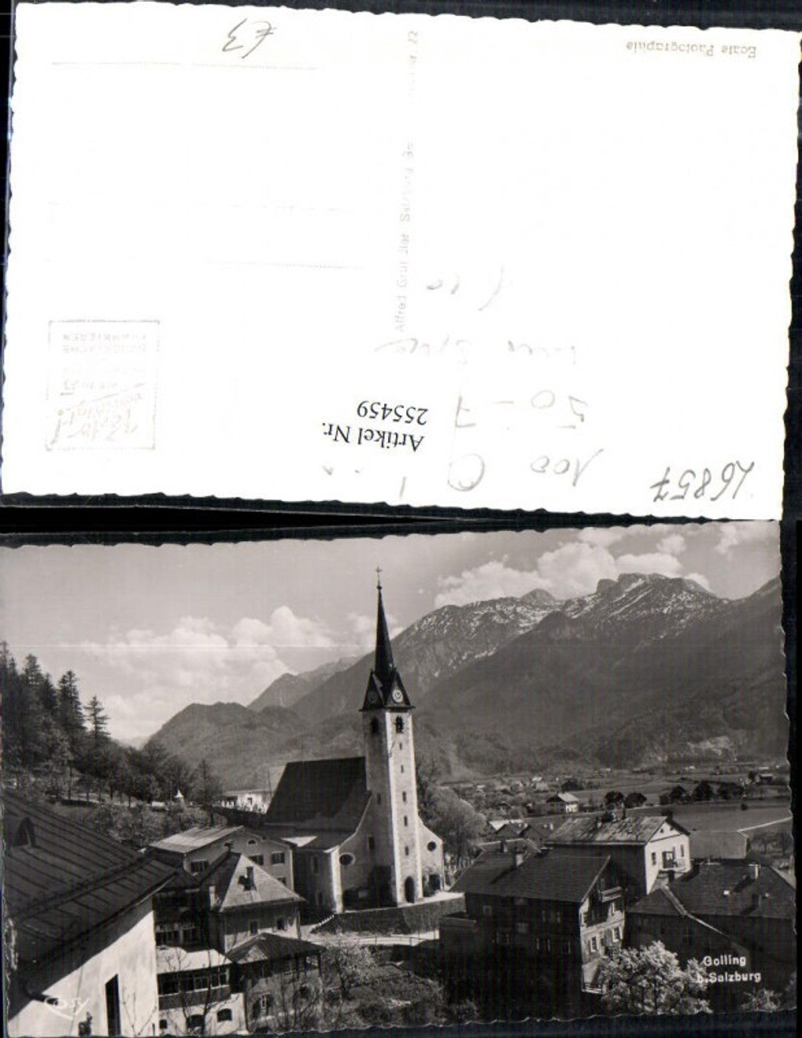 255459,Golling Teilansicht Kirche b. Salzburg