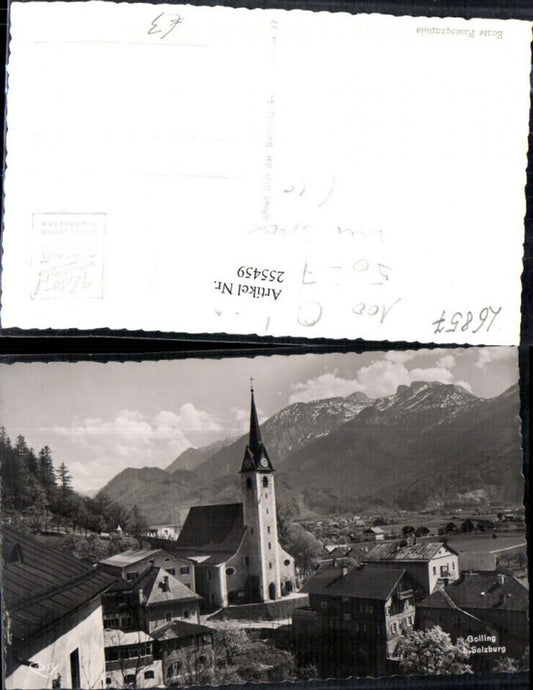 255459,Golling Teilansicht Kirche b. Salzburg