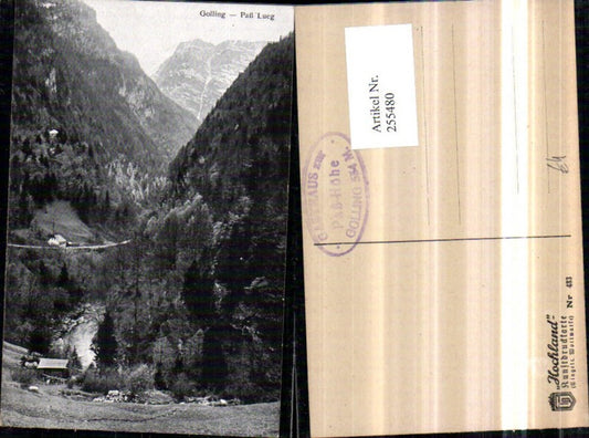 255480,Golling Pass Lueg Bergkulisse
