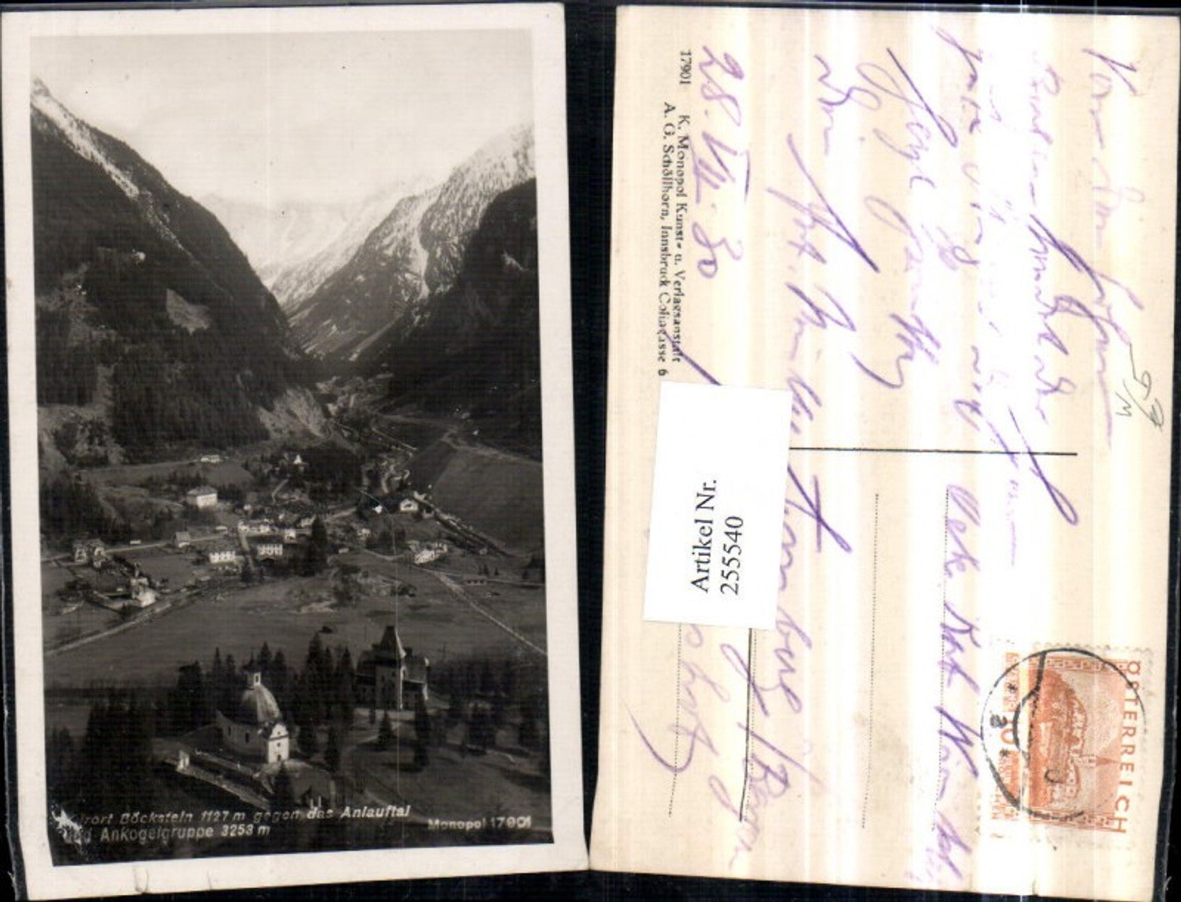 Alte Ansichtskarte – Old Postcard