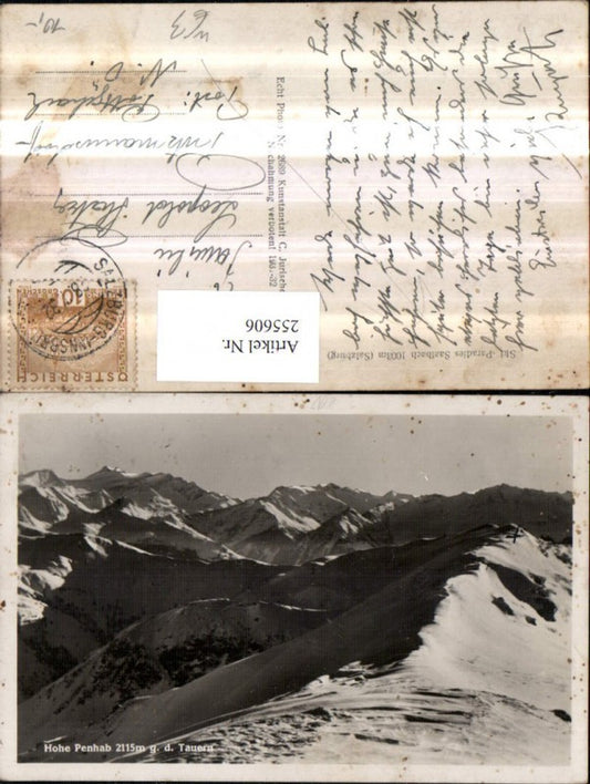 255606,Saalbach Hohe Penhab geg. d. Tauern Bergkulisse