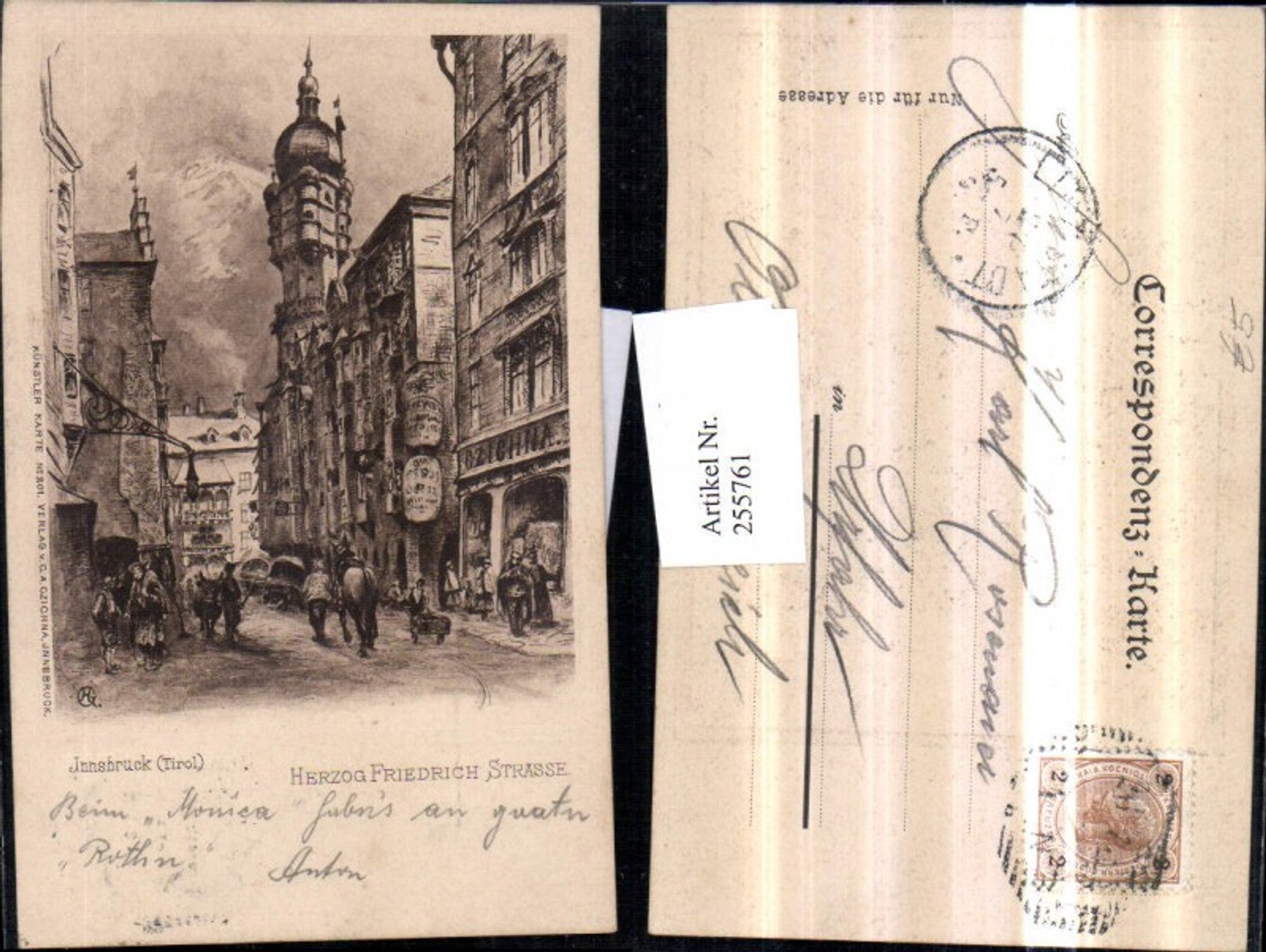 Alte Ansichtskarte – Old Postcard