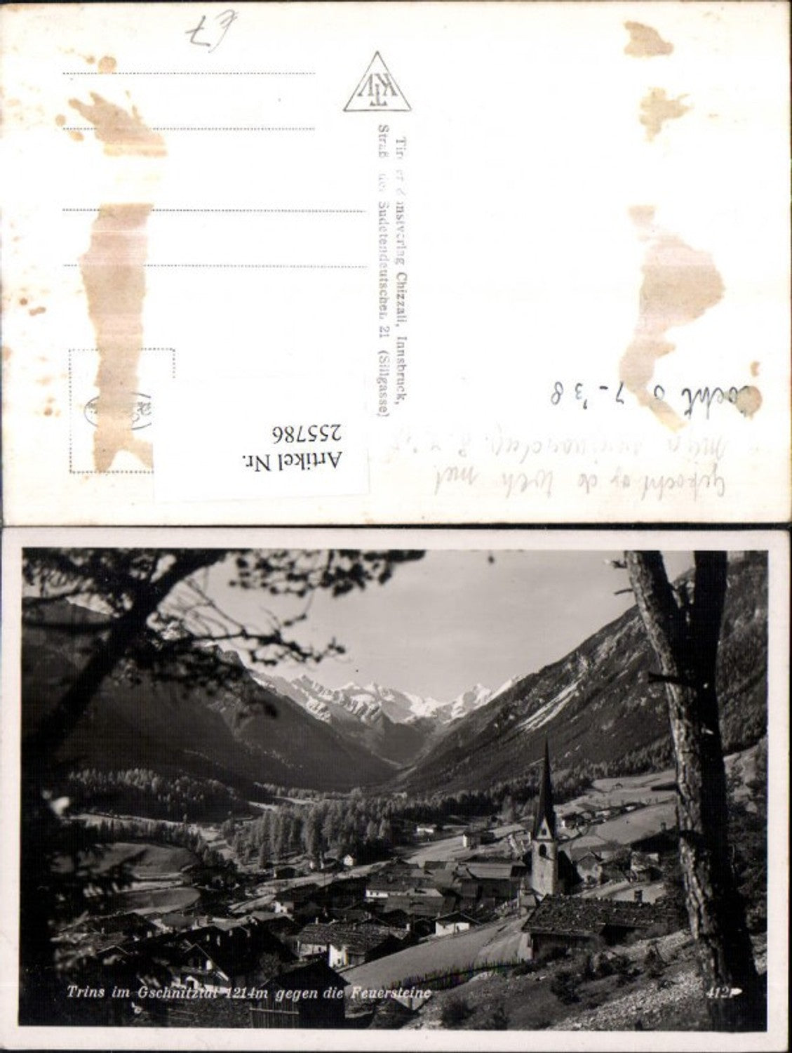 Alte Ansichtskarte – Old Postcard