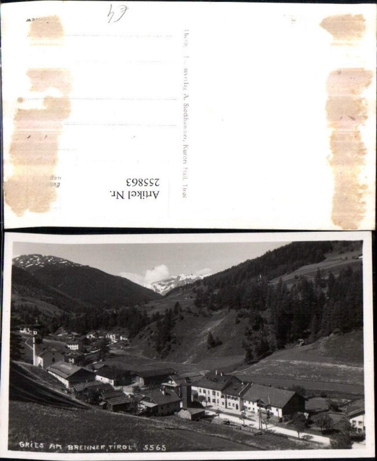 Alte Ansichtskarte – Old Postcard