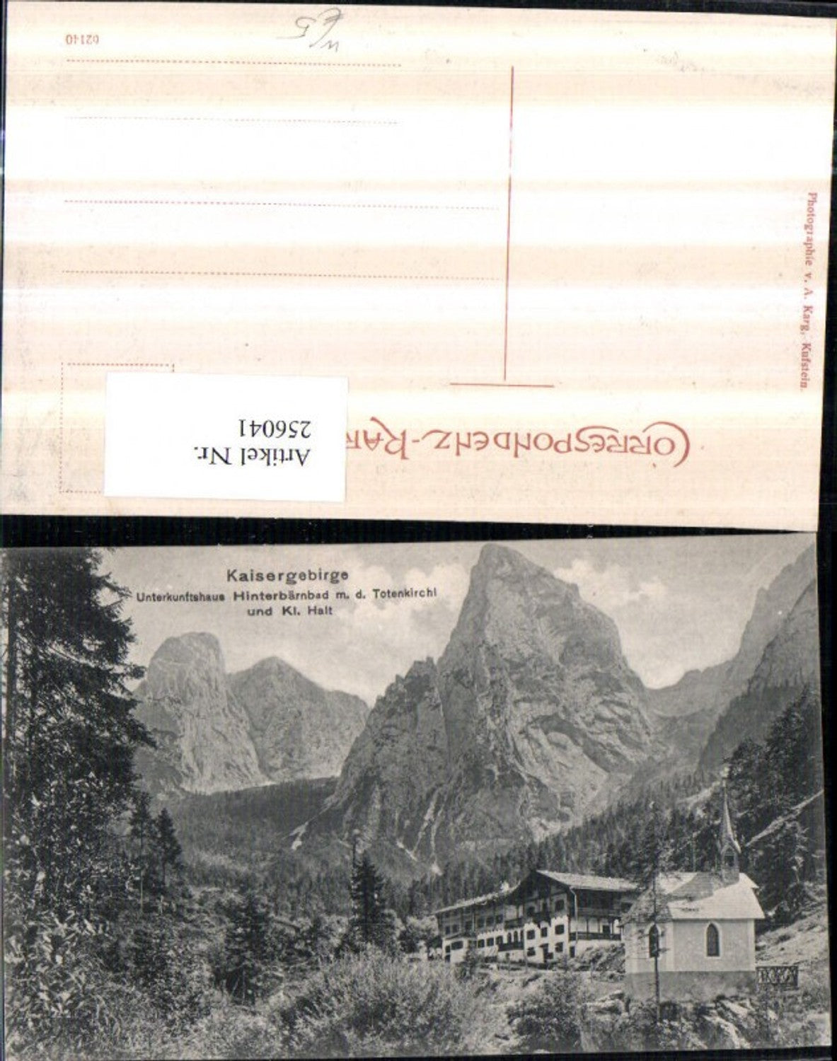 Alte Ansichtskarte – Old Postcard
