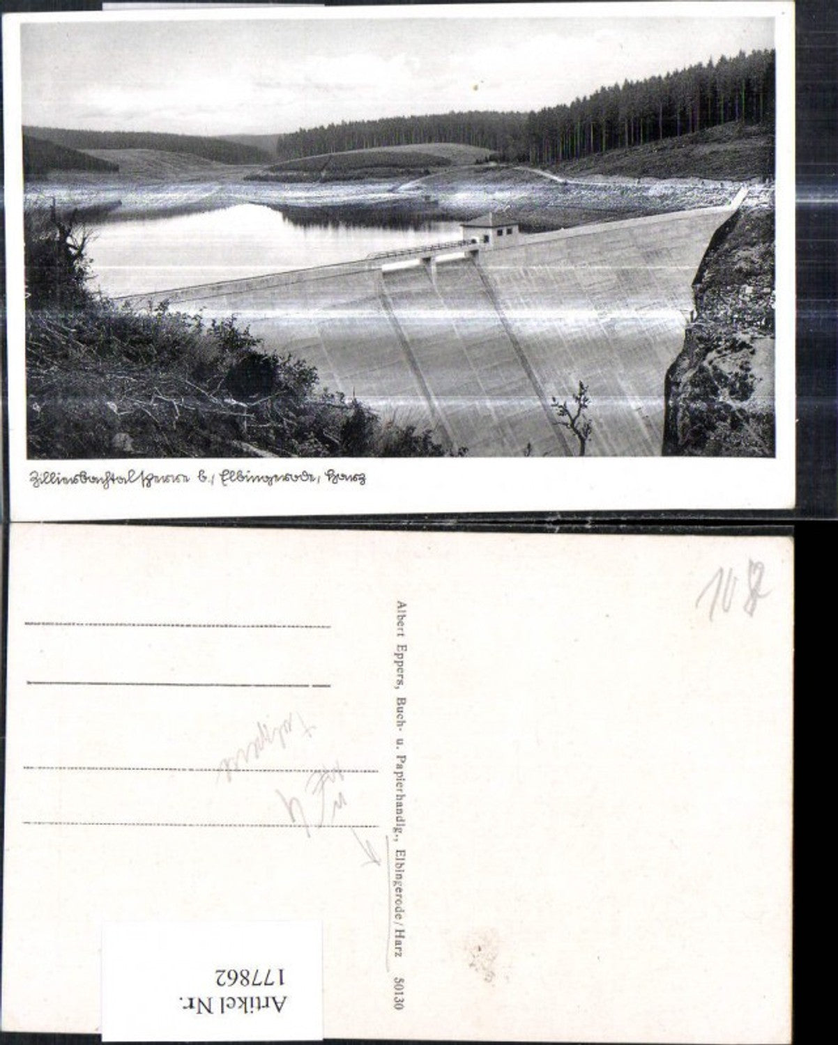 177862,Talsperre Zillierbach Elbingerode i. Harz
