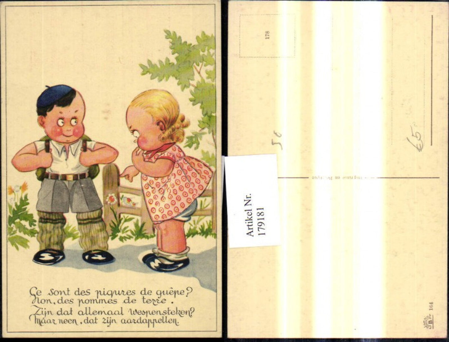 179181,Künstler Ak Kinder Hut Wanderrucksack Rucksack Spruch Text