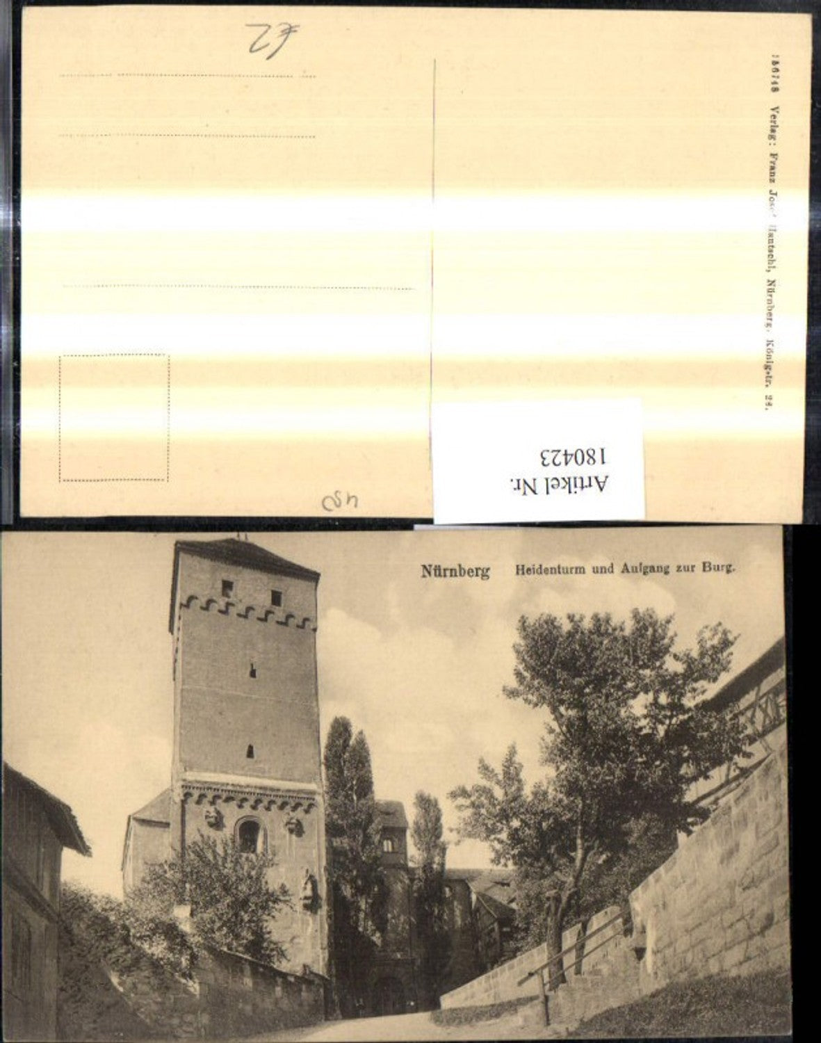 180423,Nürnburg Heidenturm u. Aufgang z. Burg