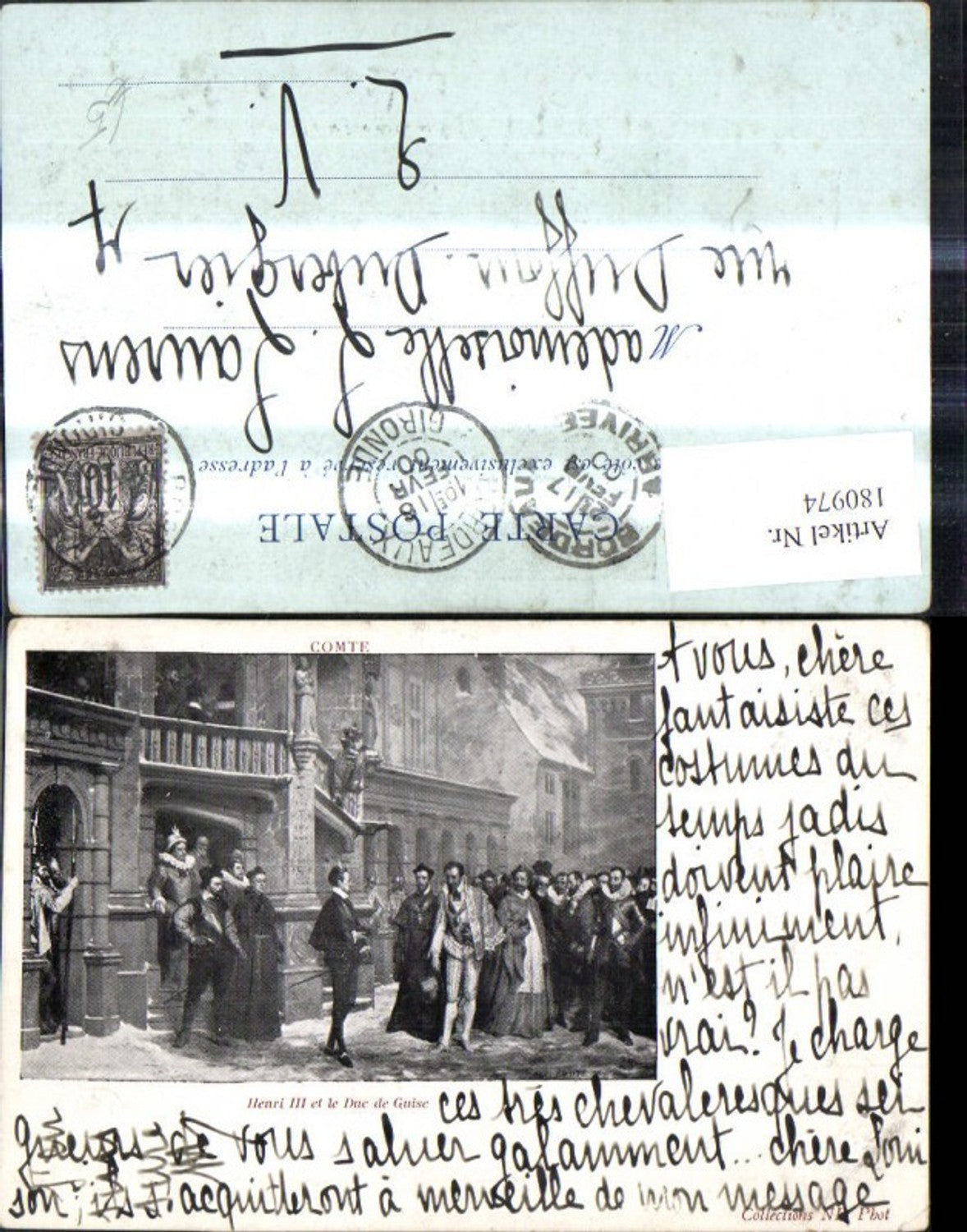 180974,Künstler Ak Comte Henri III et le Due de Guise