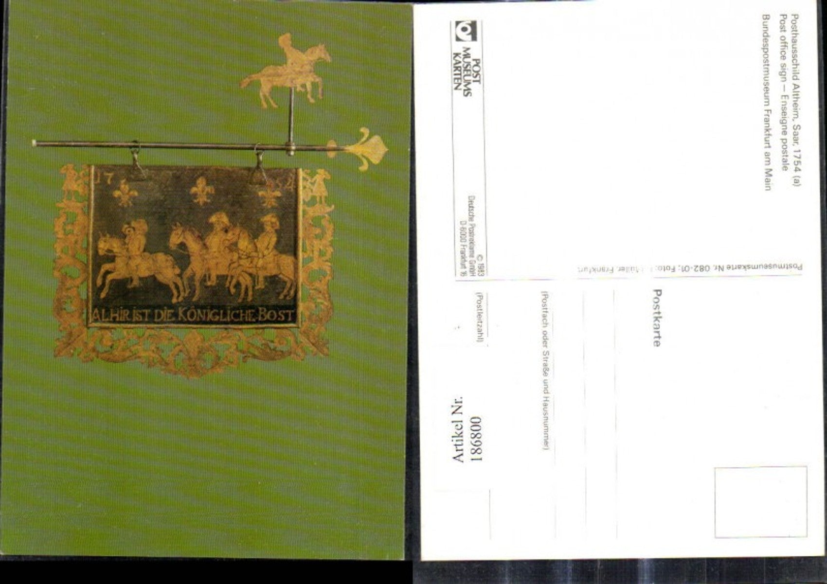 Alte Ansichtskarte – Old Postcard