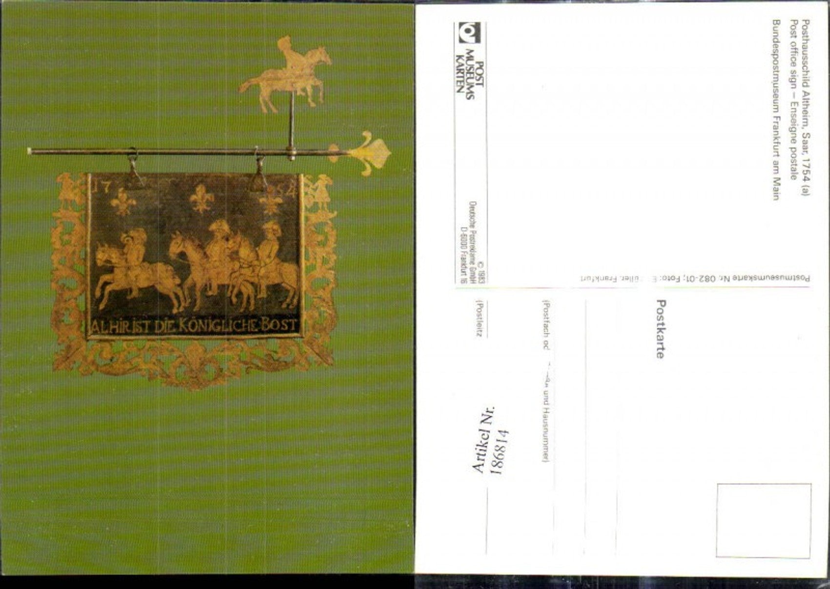 Alte Ansichtskarte – Old Postcard
