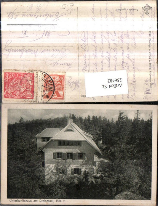 256482,Unterkunftshaus am Dreisessel b. Neureichenau pub J. Seidel 1249