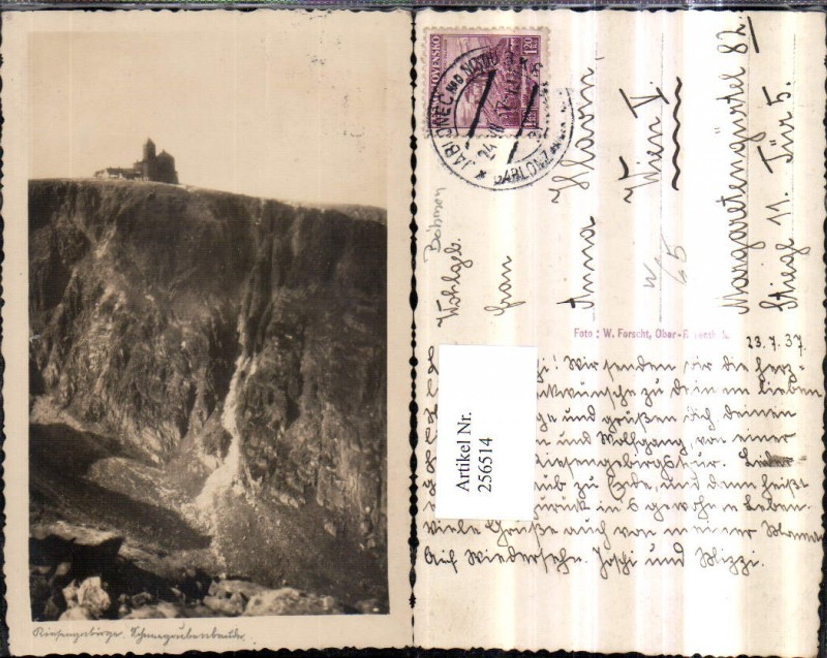 Alte Ansichtskarte – Old Postcard