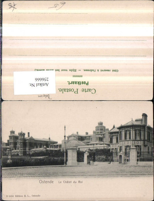 256666,Ostende Le Chalet du Roi Schloss