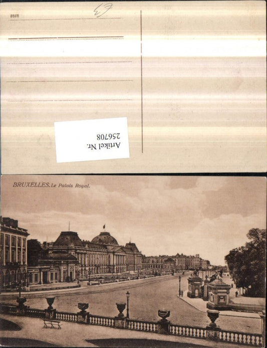 256708,Bruxelles Brüssel Le Palais Royal Palast Straßenansicht