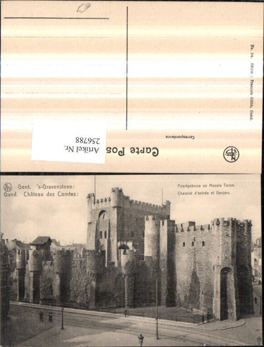 256788,Gent Gand S-Gravensteen Chateau des Comtes Schloss Burg