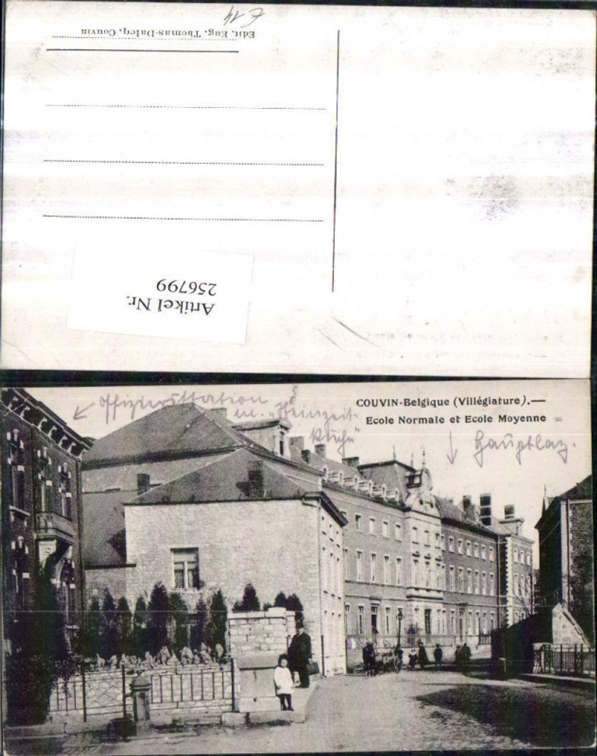 256799,Couvin Belgique Villegiature Ecole Normale et Ecole Moyenne Schule