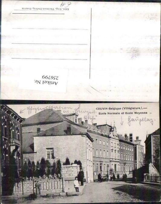 256799,Couvin Belgique Villegiature Ecole Normale et Ecole Moyenne Schule