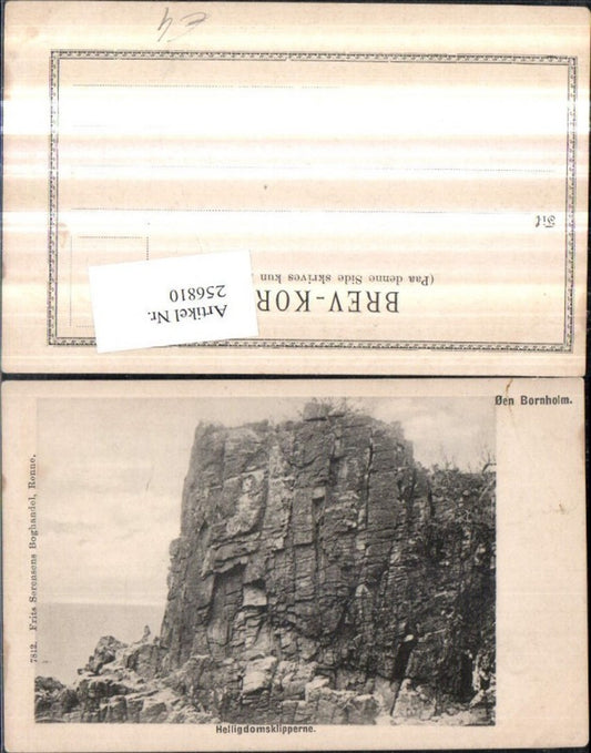 256810,Oen Bornholm Insel Bornholm Helligdomsklipperne Felsen