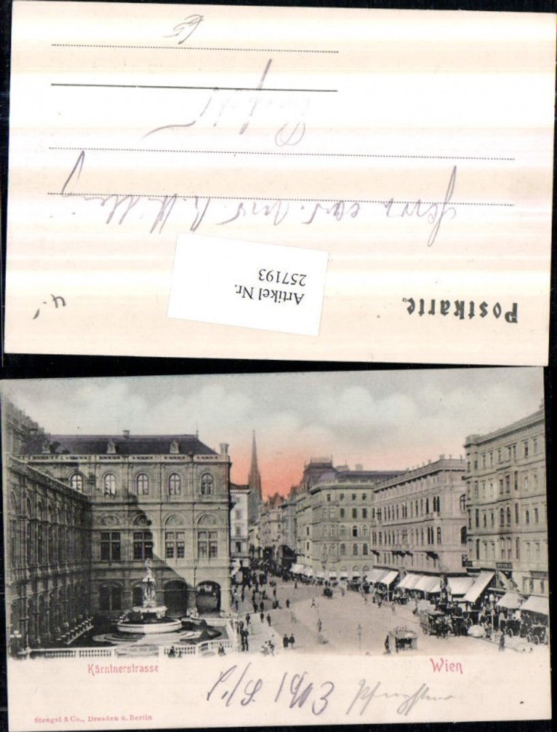 Alte Ansichtskarte – Old Postcard