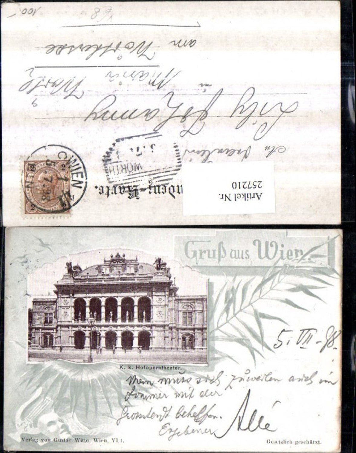 Alte Ansichtskarte – Old Postcard