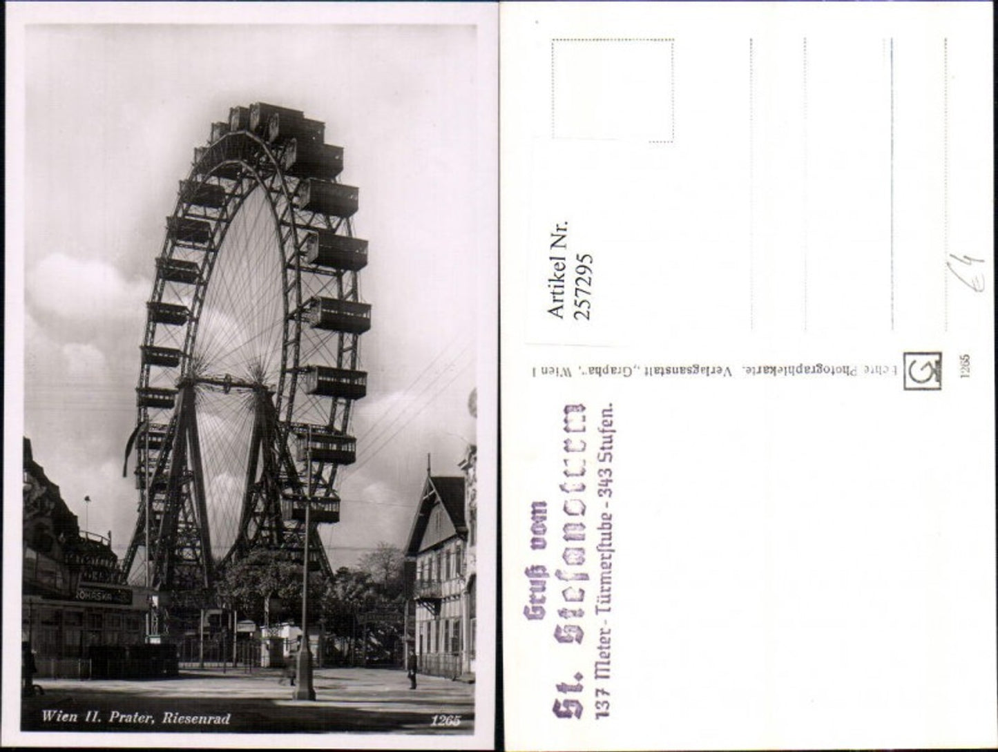 Alte Ansichtskarte – Old Postcard