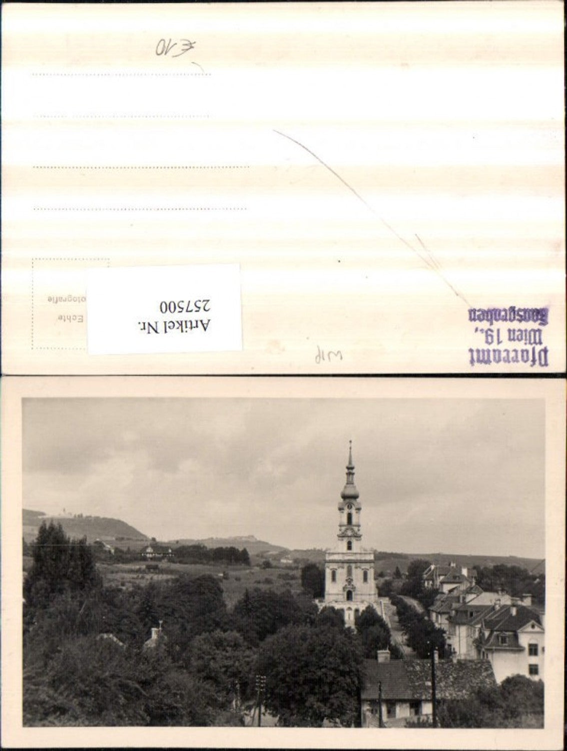 Alte Ansichtskarte – Old Postcard