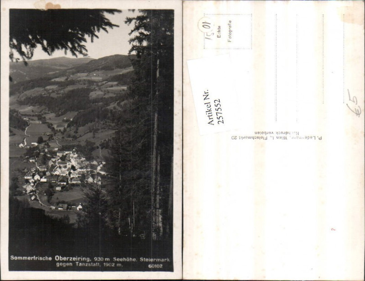 Alte Ansichtskarte – Old Postcard
