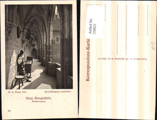 258021,Burg Kreuzenstein b. Leobendorf Kaschauergang Gang