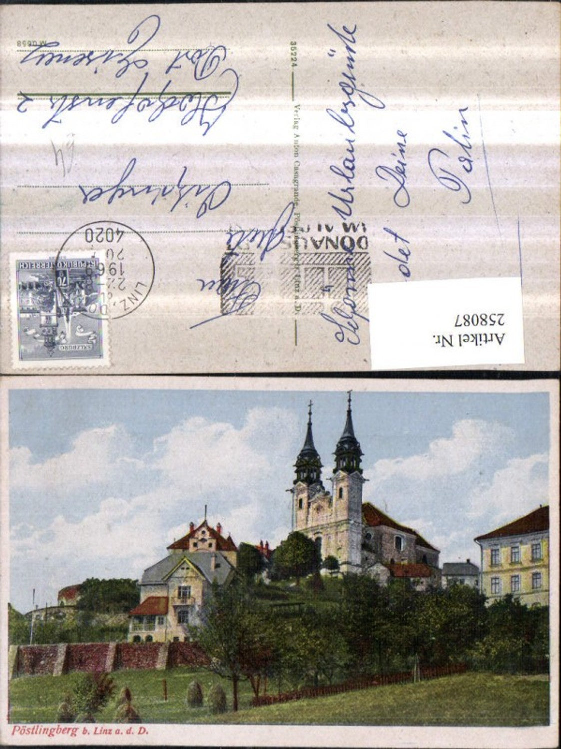 258087,Linz an d. Donau Pöstlingberg Kirche