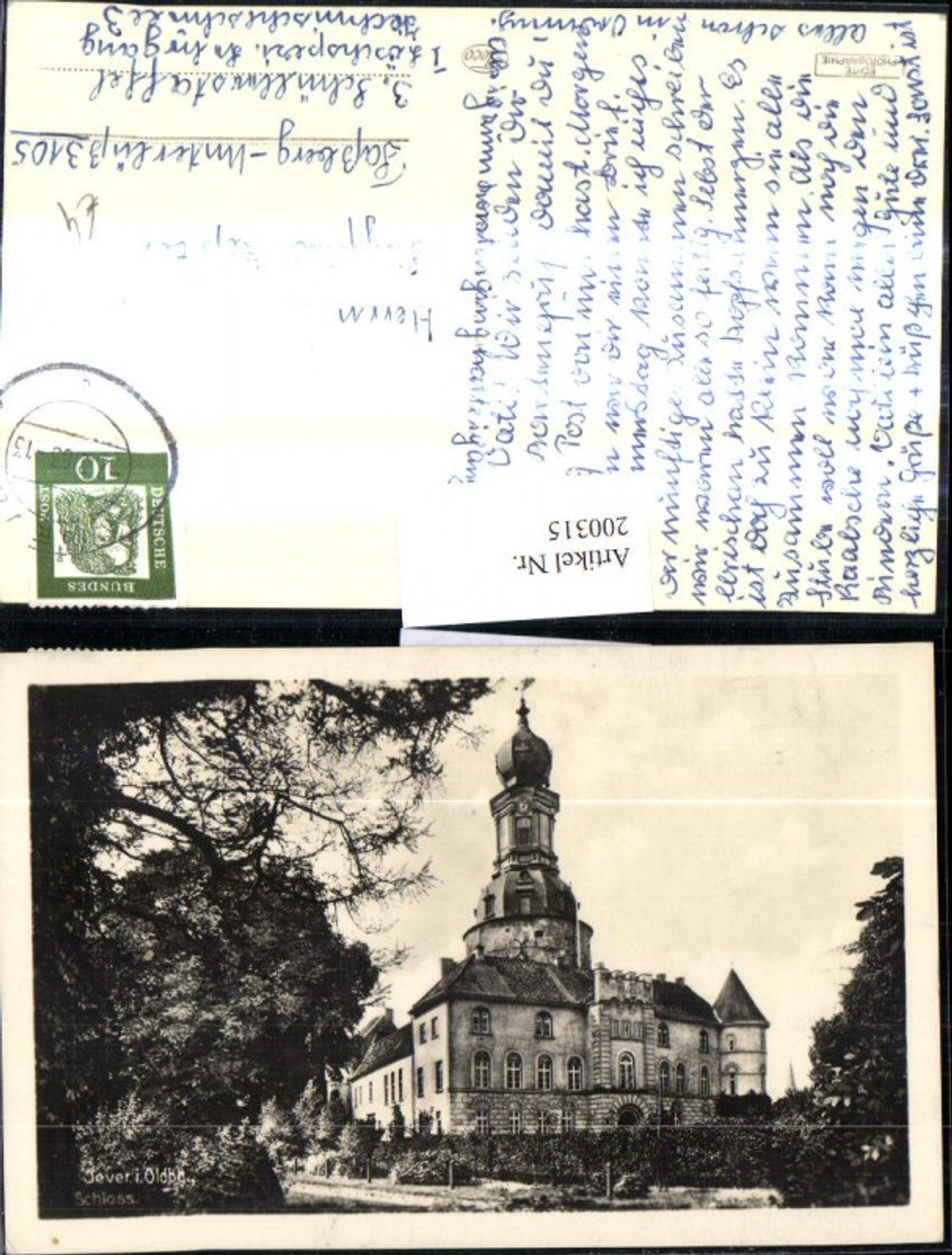 200315,Foto Ak Jever i. Oldenburg Schloss