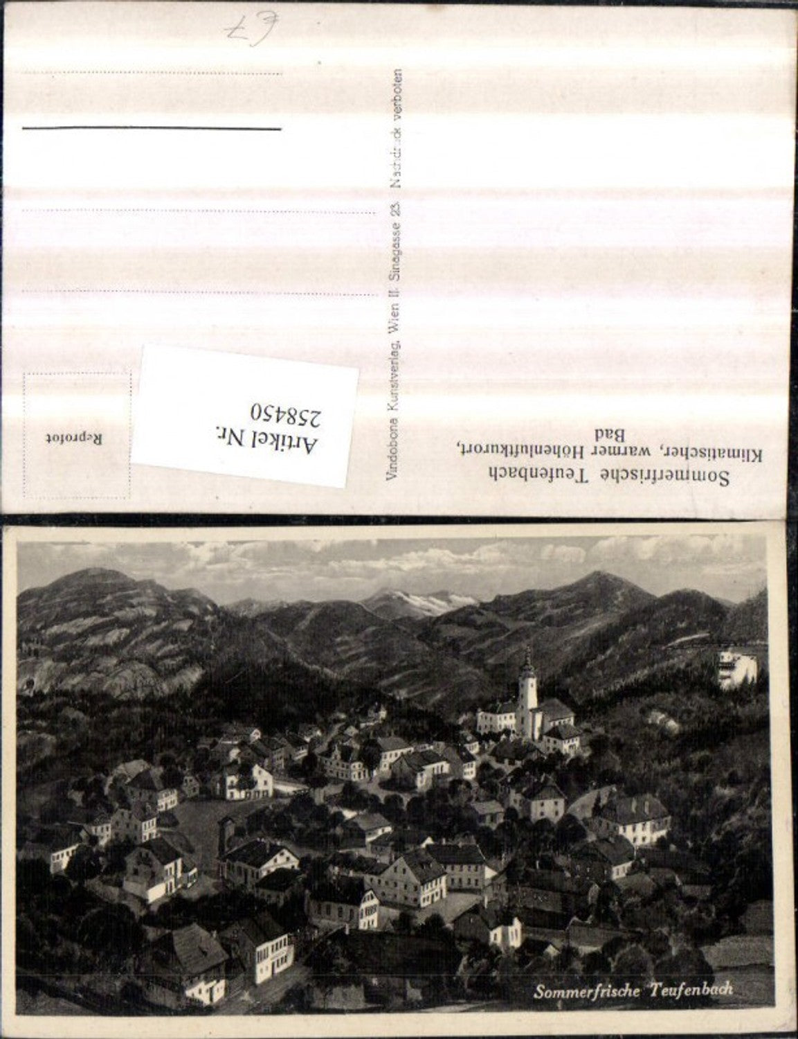 Alte Ansichtskarte – Old Postcard