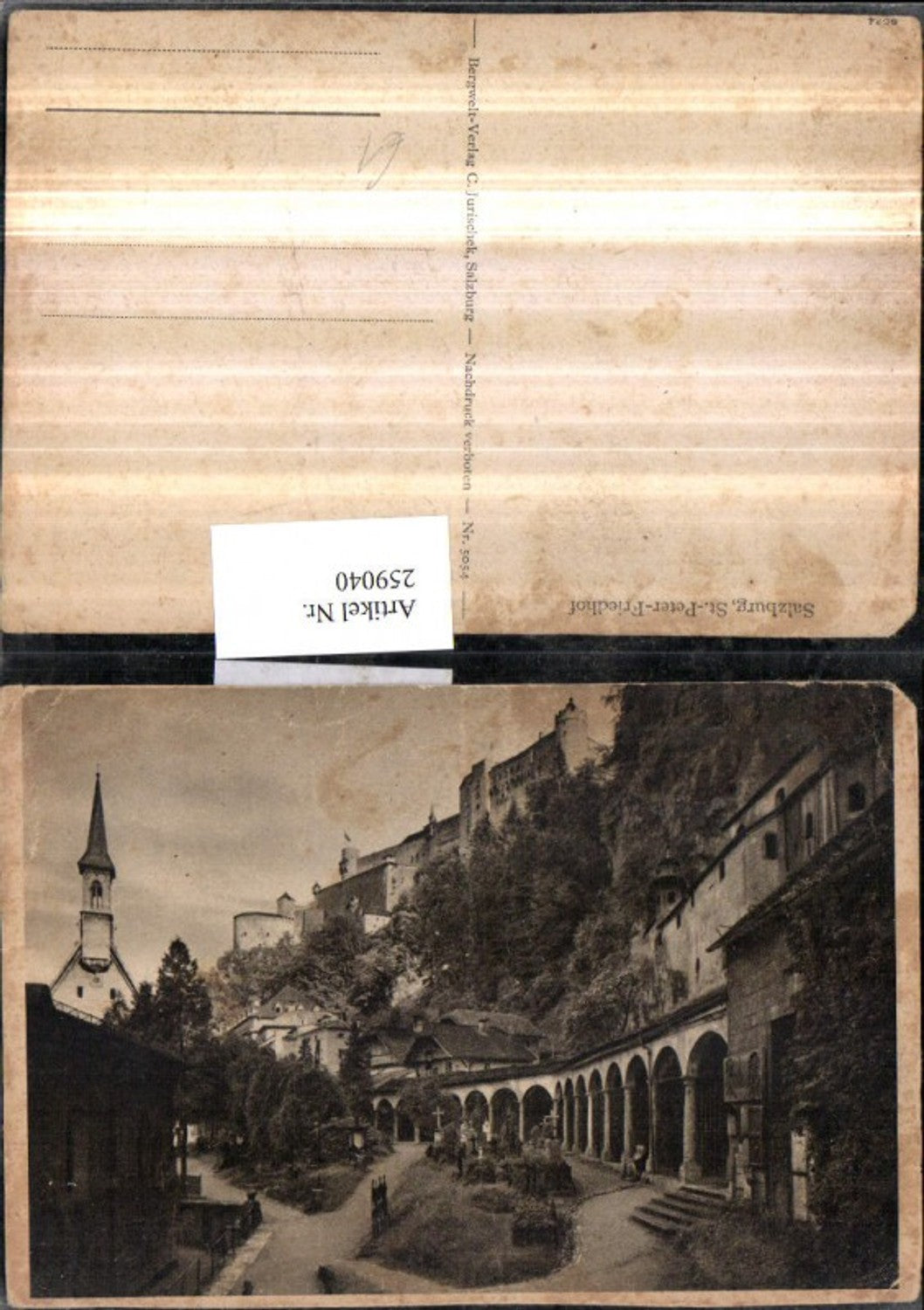 259040,Salzburg St. Peter Friedhof Kirche Festung