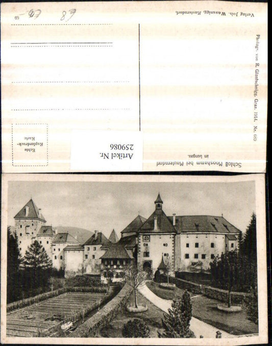 259086,Schloss Mooshamm Moosham b. Mauterndorf im Lungau