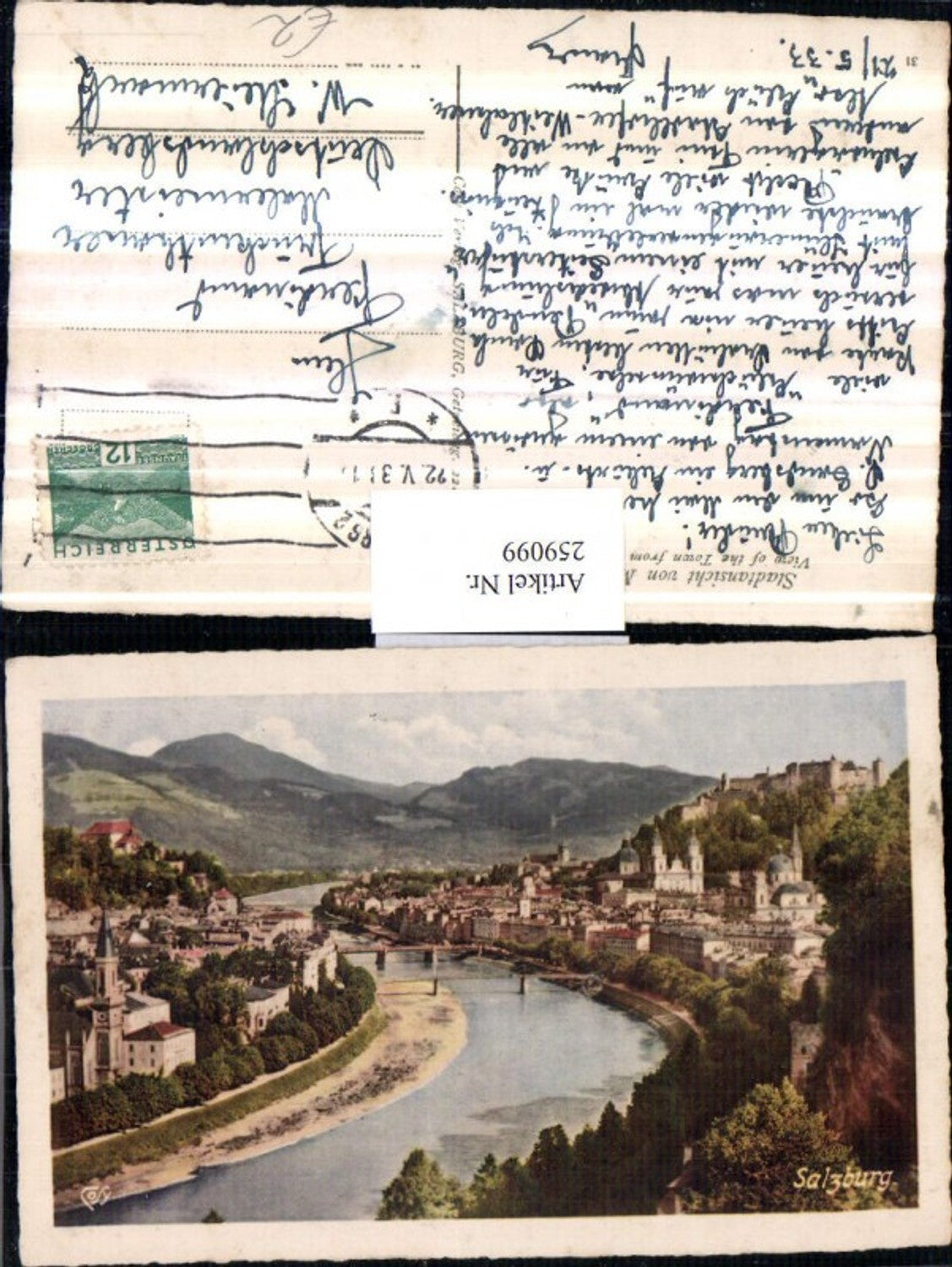 259099, Salzburg Total Bridges Churches Fortress Pub Cosy