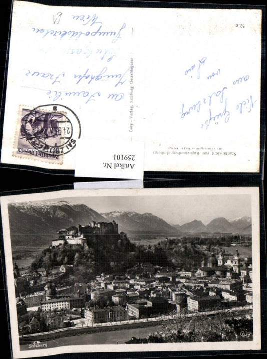 259101,Salzburg Totale v. Kapuzinerberg m. Festung pub Cosy