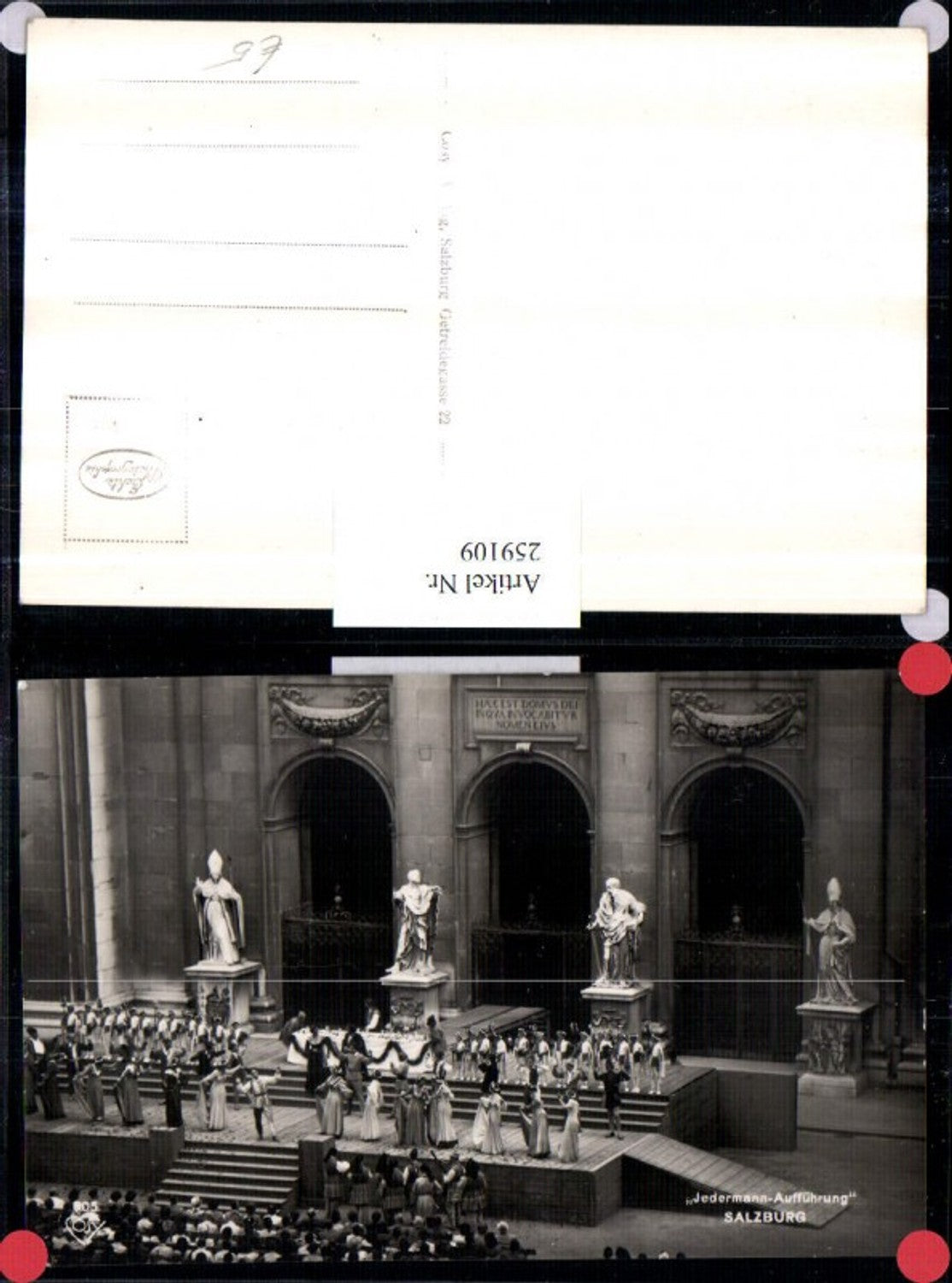 259109,Salzburg Jedermann Aufführung Theater
