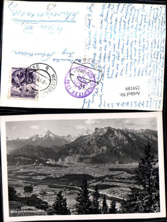 259189,Salzburg Totale Blick v. Gaisberg Bergkulisse pub Cosy 135