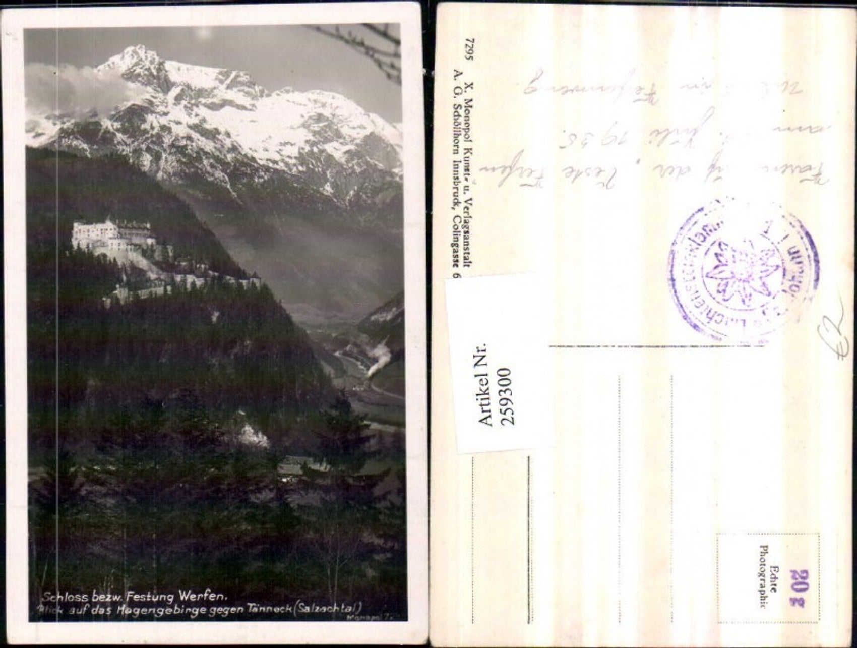 Alte Ansichtskarte – Old Postcard