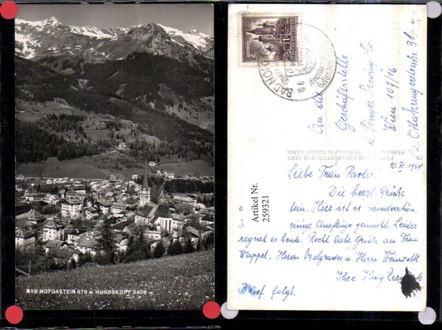 Alte Ansichtskarte – Old Postcard
