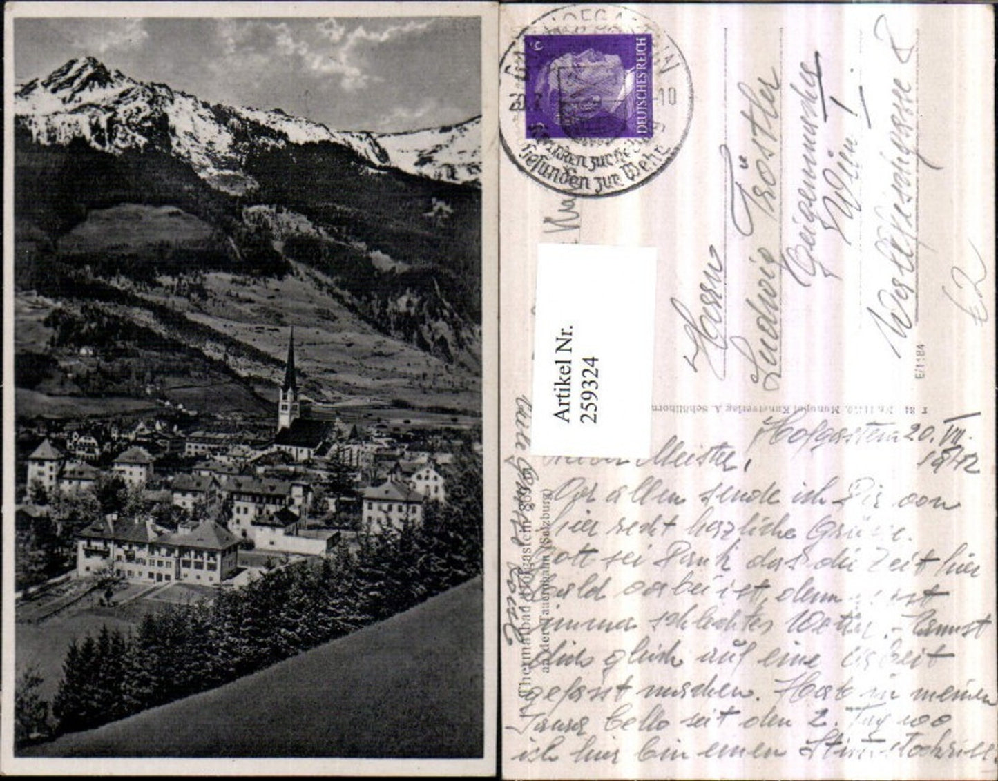Alte Ansichtskarte – Old Postcard
